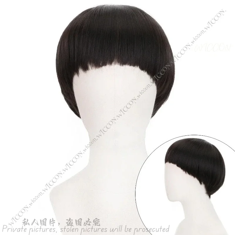 MN1 Vector Movie Costume Cosplay Arancione Jakect Pant Occhiali Abiti Set Parrucca a forma di fungo Vestito operato da Halloween Vestito da festa 9 * Jy