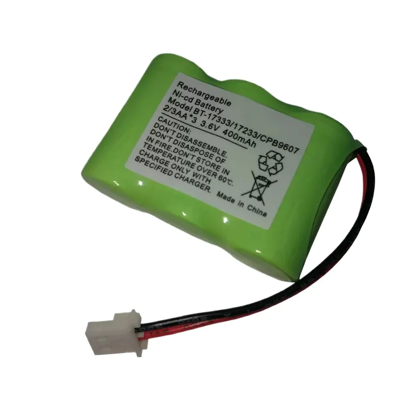 Newest BT-17333 3.6V 400mAh Rechargeable Battery for Radio Shack CS90174 12280731 23-956 High Quality Cordless Phone Battery