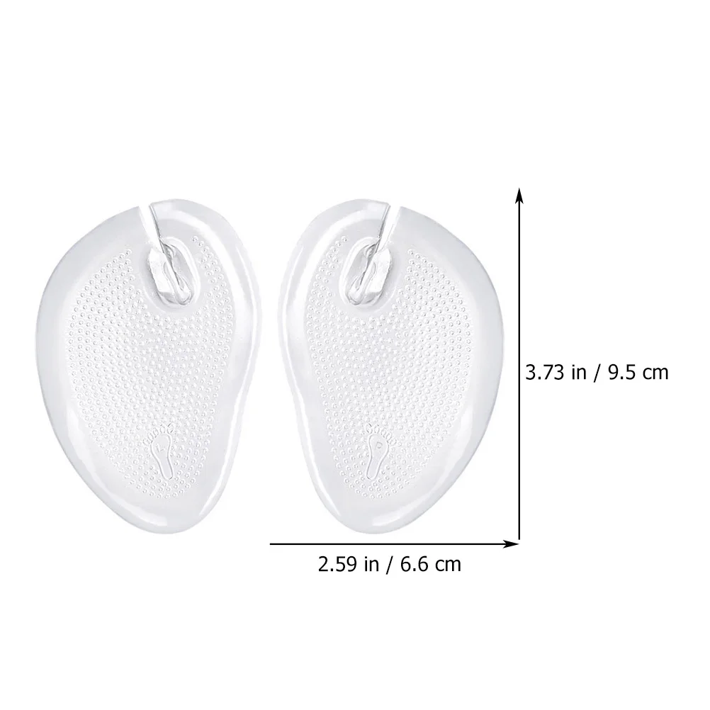 3 Paar rutschfeste Massage-Vorfußpolster, Flip-Flops, Zubehör, bequeme rutschfeste Matte, schützende Fußstütze