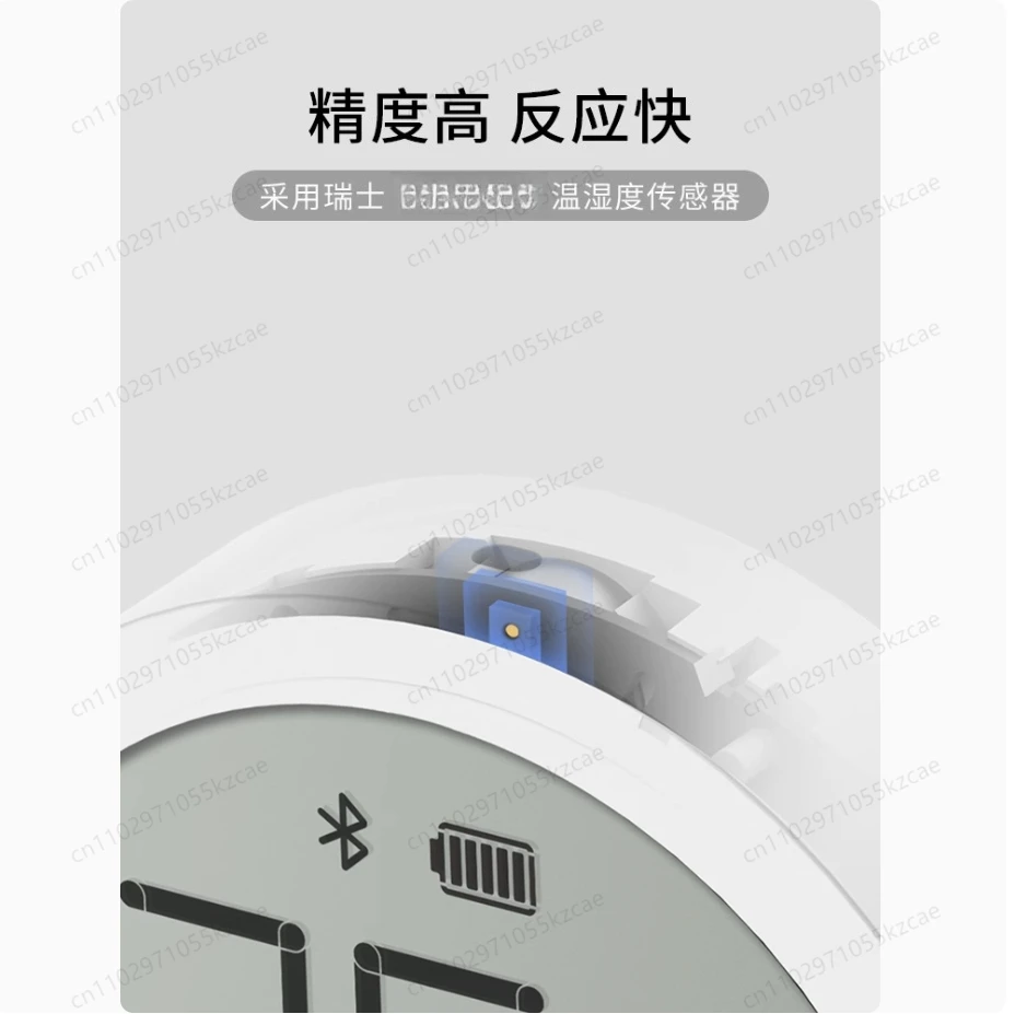 Bluetooth Moisture Meter Lite - Baby Room High Precision Household Electronic Sensor with Smart Clock Display