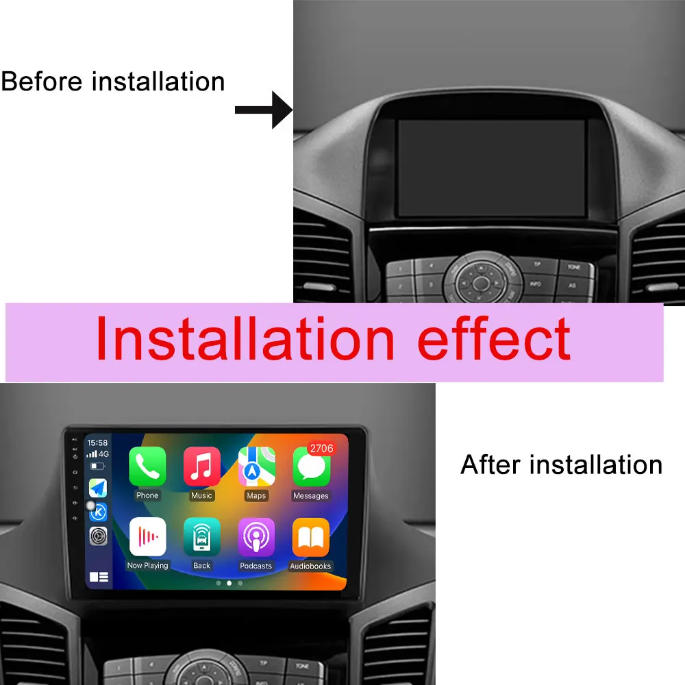 For Chevrolet Orlando 2010 - 2018 CarPlay DSP Stereo HD Screen Car Radio Video Audio Multimedia Player Split Screen GPS Navi BT