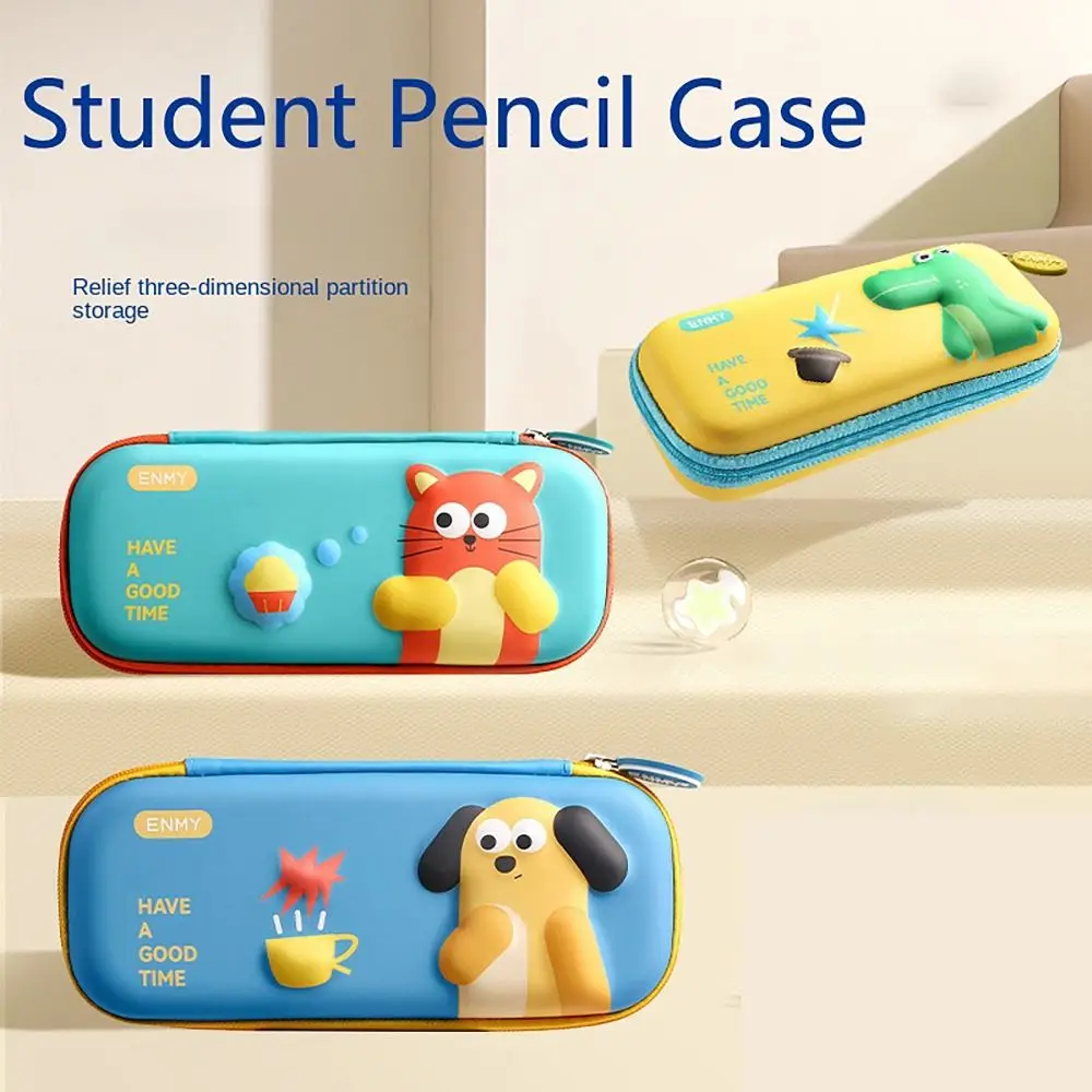 

Special Design Mesh Partition Pencil Case Multi-functional Pen Slot Pen Box Large Capacity Pen Bag for Student Gift