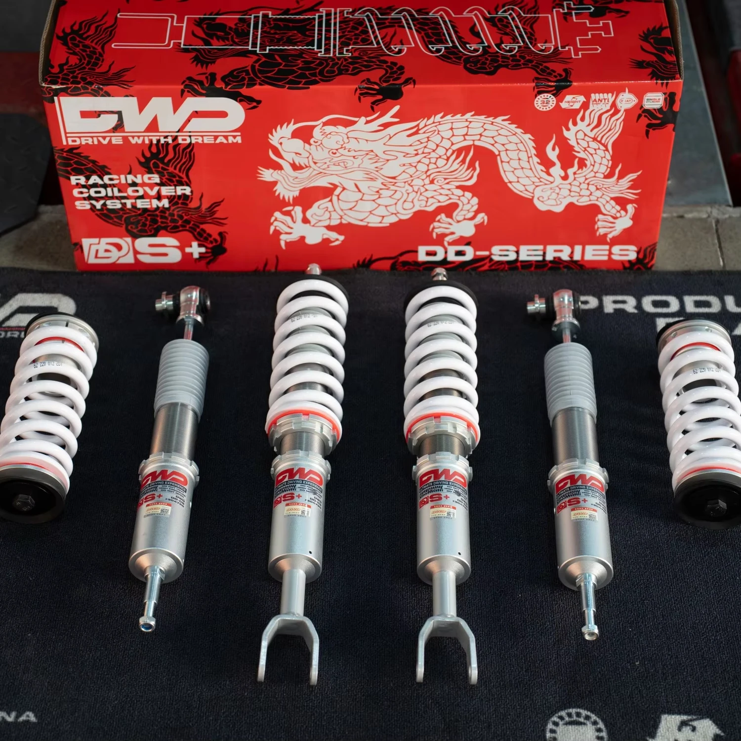 DWD AUD021 Adjustable Damping Monotube Coilover Shock Absorber Auto Suspension Parts for Audi A6L Allroad quattro C6/4F 06-11