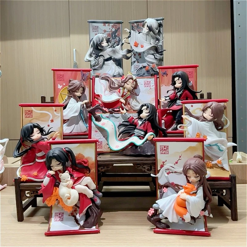 

Genuine Tian Guan Ci Fu Scroll Series Blind Box TGCF Hua Cheng Xie Lian Cute Anime Peripheral Mystery Box Decora Anime fan Gifts