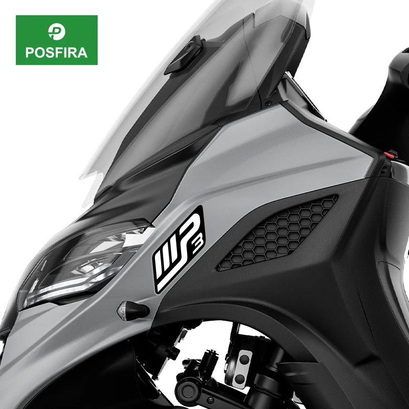 

Наклейки-декали POSFIRA из винила на заднюю панель сиденья мотоцикла для Vespa Piaggio MP3 500 400 300 530 250 125 350, аксессуары для скутеров