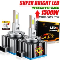 D1S D3S D2S LED CANBUS faro 1500W bombillas superbrillantes D4S D1R D3R D2R D4R D8S luces de xenón para coche 6000K lámparas de automóvil