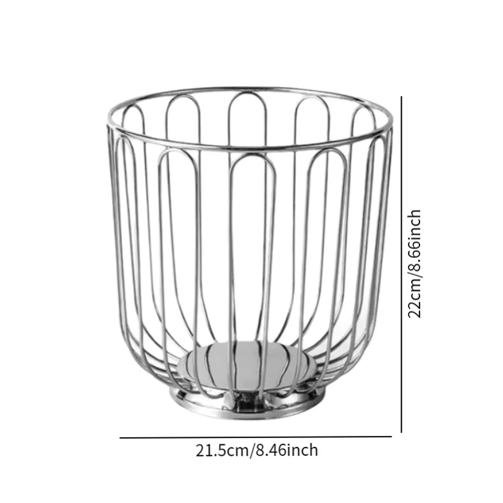 Large Table Fruit Bowl Metal Fruit Furniture Storage Basket for Home Kitchen Fruit Organizer Display