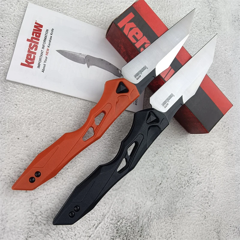 KS 7650 Pocket Folding Knife 8Cr13Mov Blade Nylon Fiberglass Handle Outdoor Jungle Knife Camping Tactical Self Defense EDC Tool