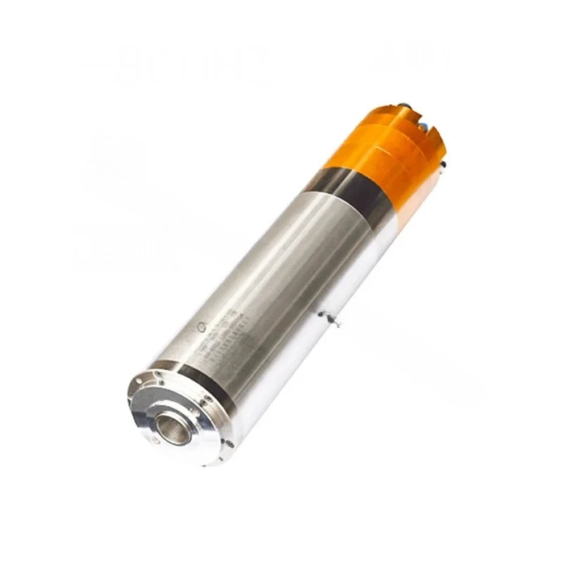 

hot sales 5.5KW 380V 12000-24000RPM 4 pole ISO30 water-cooled automatic tool changer spindle, CNC center motorized spindle