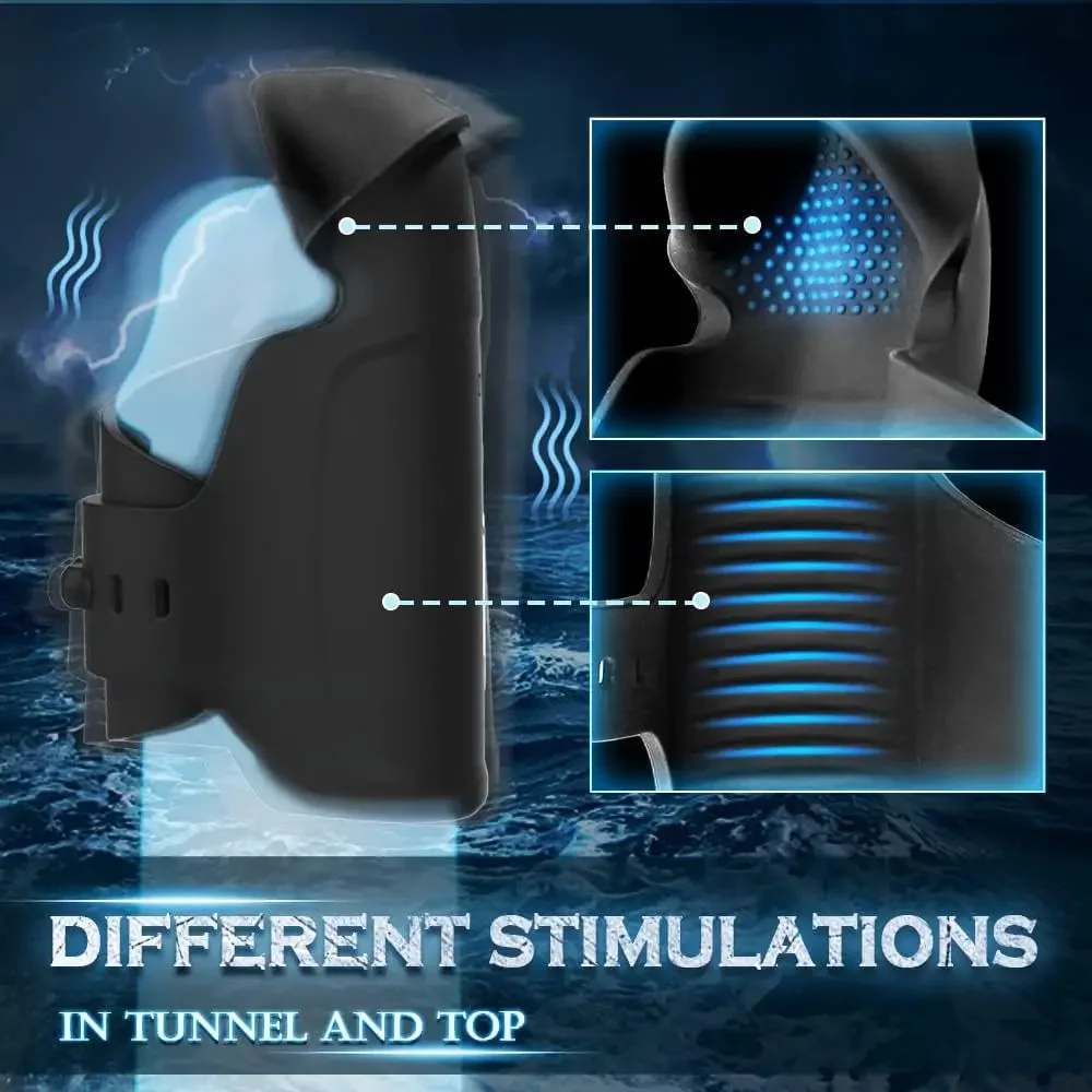 10 stimolatore di glande a vibrazione Stimolazione della struttura Masturbatore Ritardo Estensore del pene regolabile Glande Trainer Adulti Giocattoli del sesso Uomini