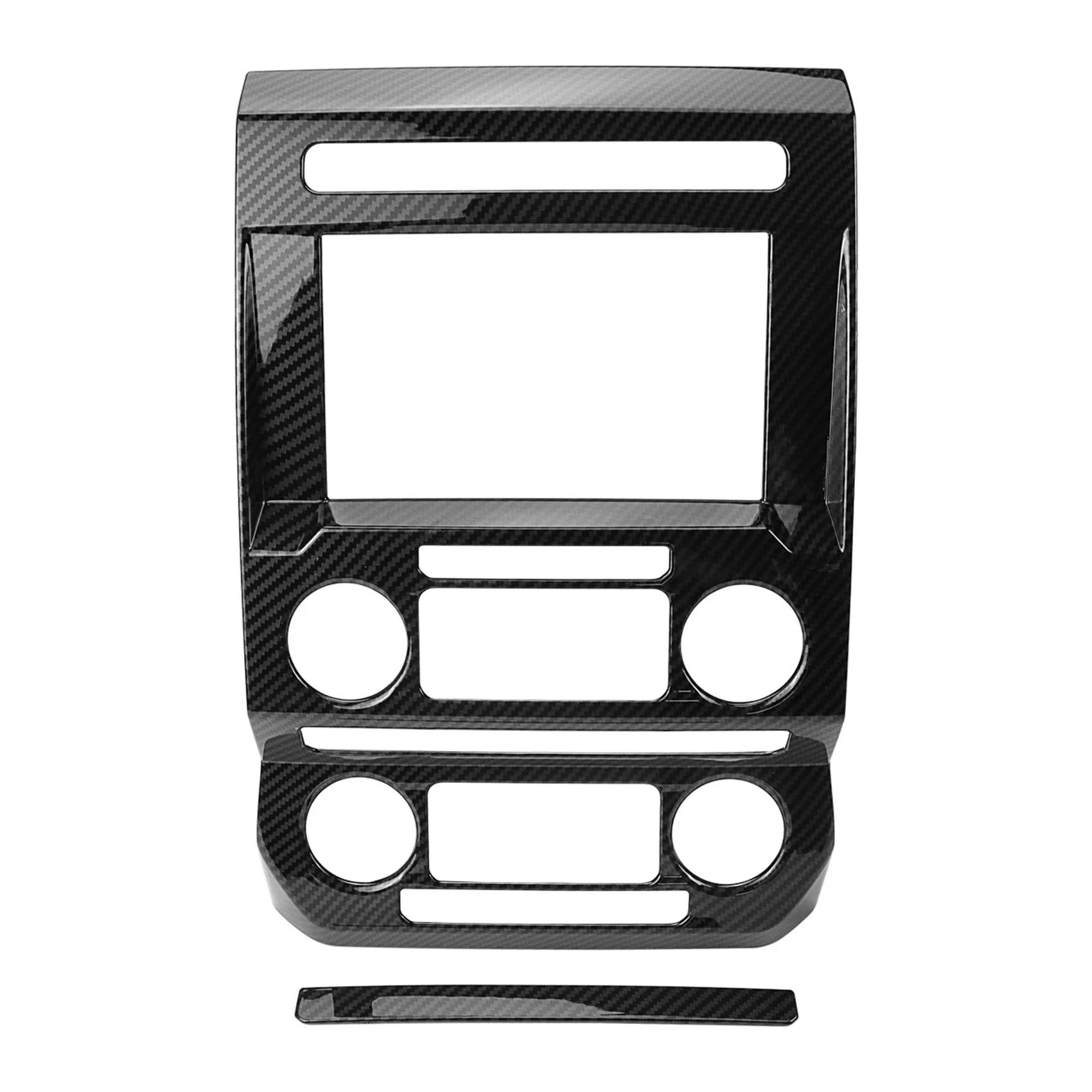 

Carbon Fiber Inner Navigation Frame Cover Trim Center Console Cover for Ford F150 F-150