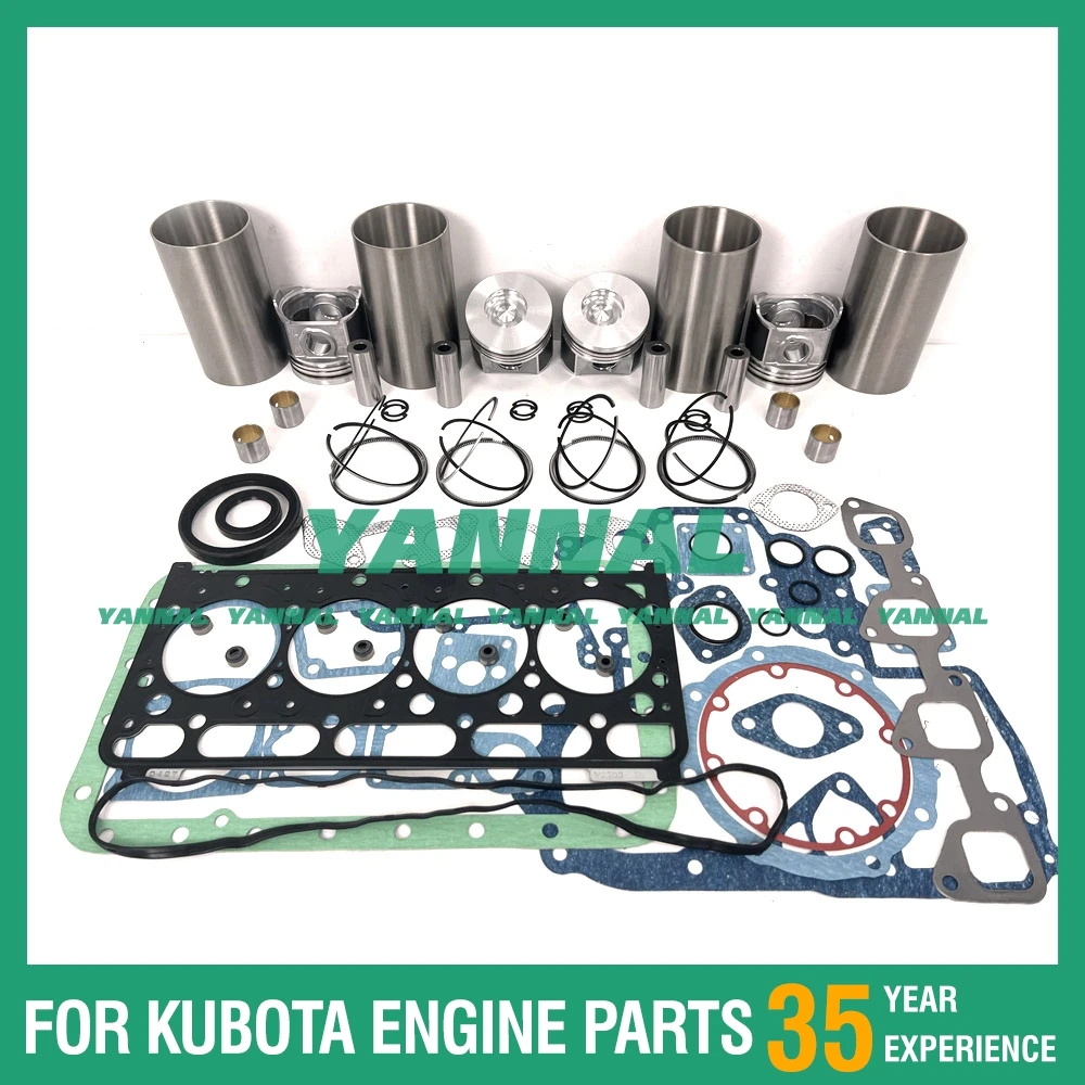 

New V2403 V2203 Overhaul Gasket Kit For Kubota Bobcat Engine S175 S130