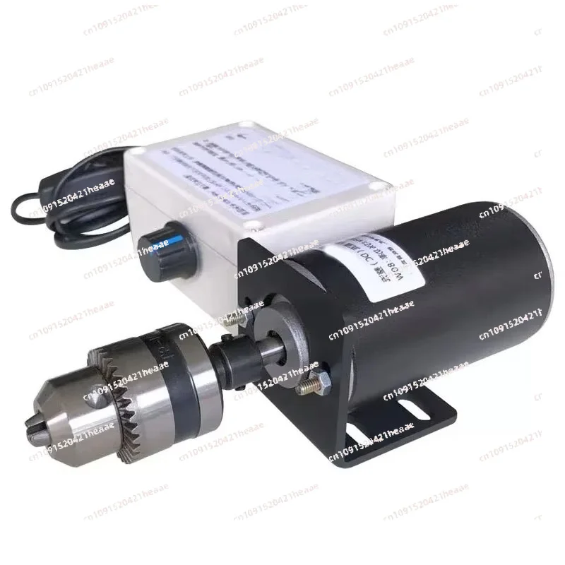 Suitable for220V 80W  Permanent Magnet DC Carbon Brush Ball Bearing Without Pole Speed Control Table Drilling Table Grinding