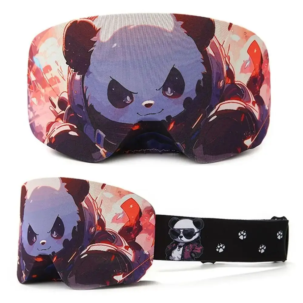 Cubierta para gafas de esquí a prueba de polvo, equipo protector, cubiertas para gafas de esquí a prueba de arañazos, diseño fresco, elástico