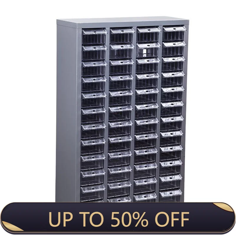 Metal Tool Cabinet Drawer Parts Storage Cabinets Large Capacity Tool Organizer Box Multifunctional Workshop Part Storage Cabinet