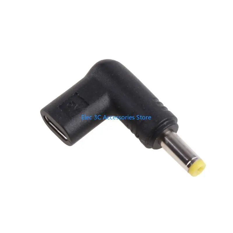 Y51A Type C to for DC Power Cord Adapter PD High Speed 3A High Current 90° Des