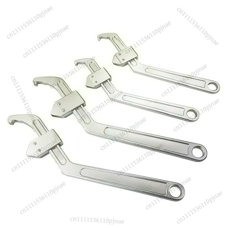 Water Meter Cover Hook Nut Wrench, Adjustable Side Hole Spanner Repair Tool