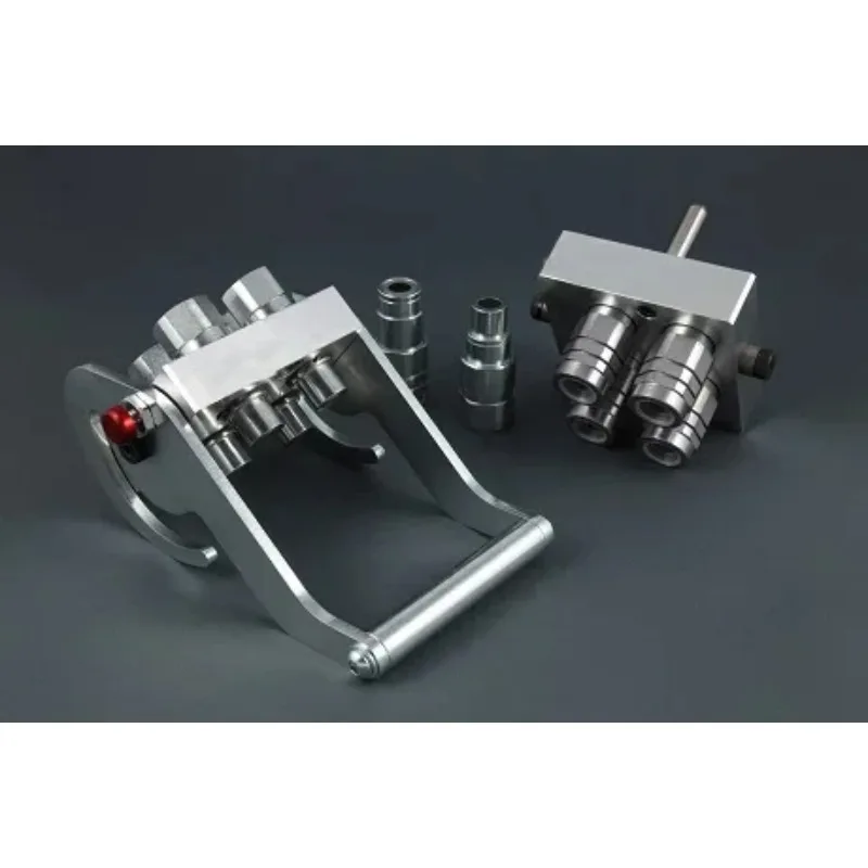 4 طرق متعددة المقرنة BSP 1/2 بوصة للموصلات الكهربائية لوحات المقرنة الهيدروليكية المتعددة #3