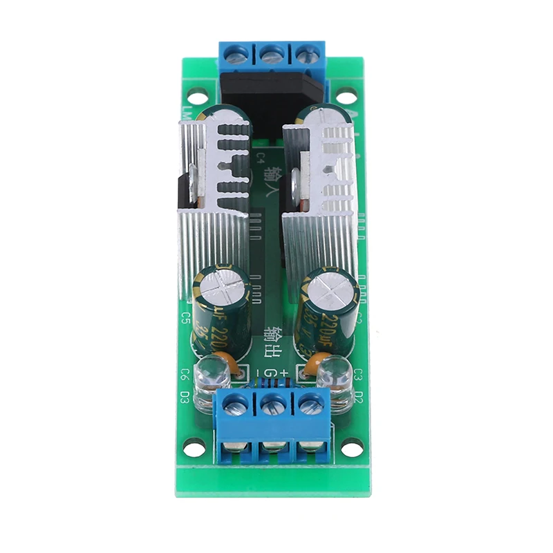 LM7815 + LM7915 ±15V dual voltage regulator rectifier bridge power supply module