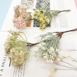 Artificial Flower Fake Succulents Green Tree Wedding Decoration Christmas Wreath Ornamental Flower Pot Vase Home Decor