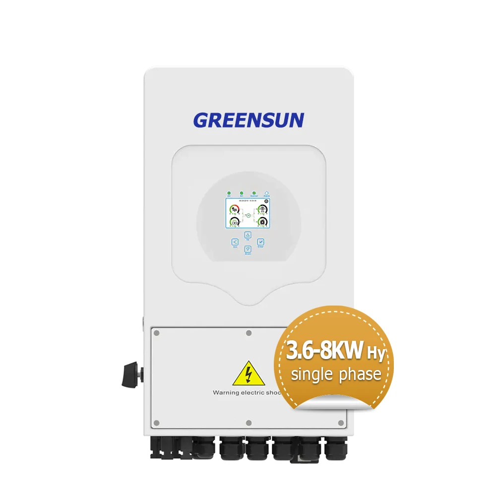 Deye Inverter 6kw Hybrid On Grid Solar Inverter Single Phase Household Energy Storage Charging System Solis Inverter