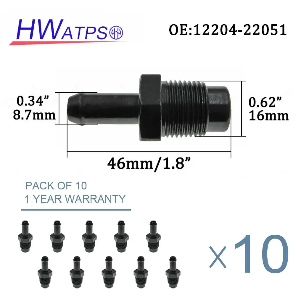 Válvula de escape PCV de ventilación positiva del cárter 12204-22051 para Toyota Corolla Matrix Celica MR2 Spyder 1.8L 1220422051