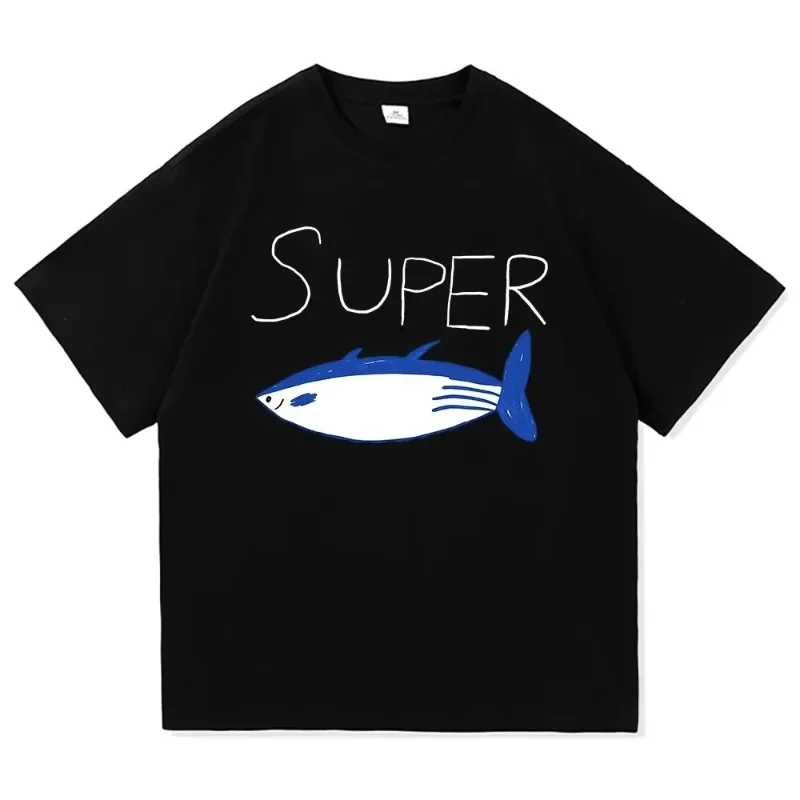 Jin Super Thunfisch T Shirt Kawaii Retro Mode Männer/frauen Kleidung Harajuku Hohe Qualität Tops Kleidung Tage Geschenke t-shirts Top