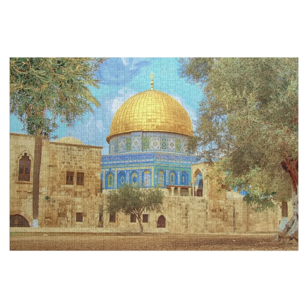 

Dome of the Rock - artistic Jigsaw Puzzle Picture Personalized Baby Object Wooden Decor Paintings Name Wooden Toy Puzzle