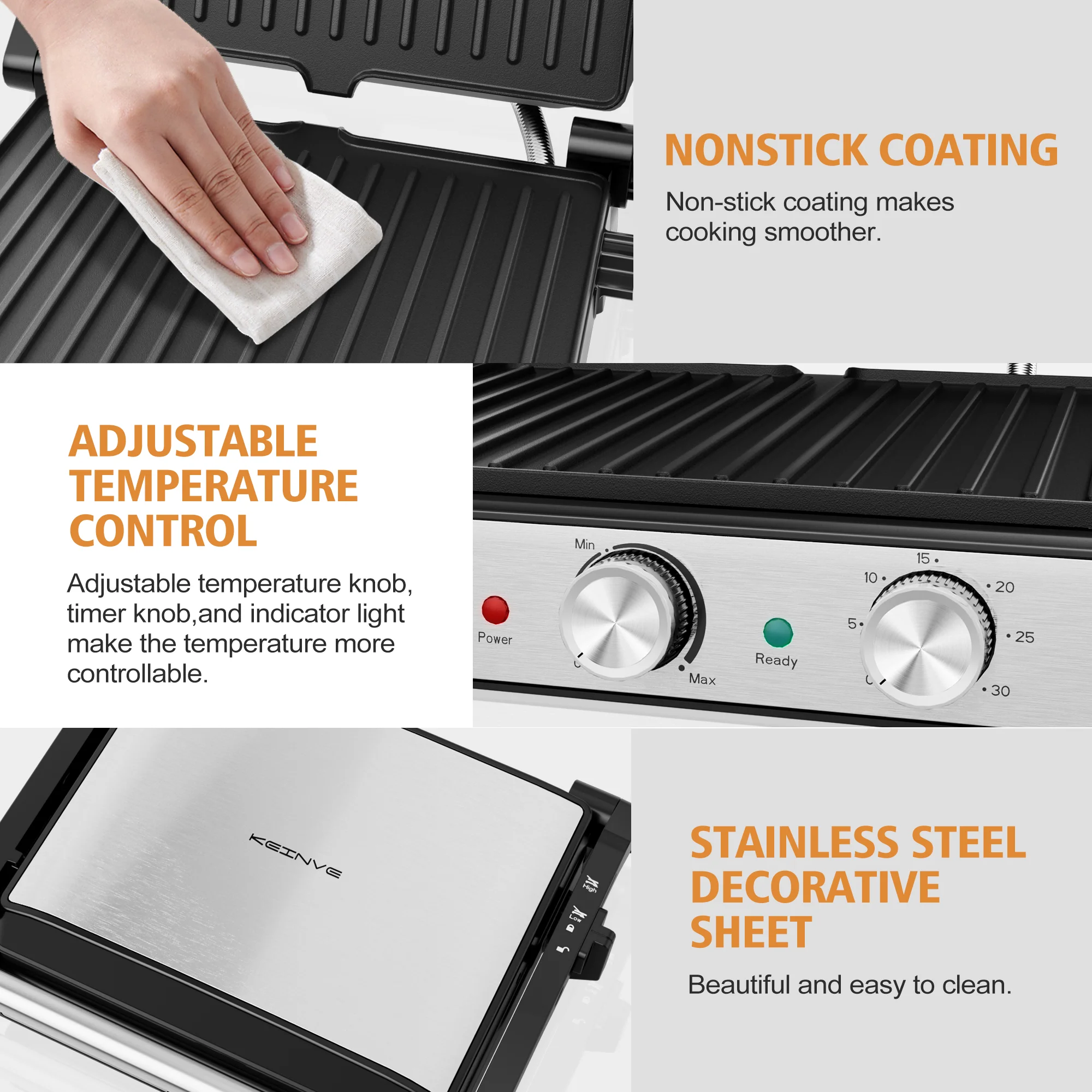 Electric Panini Press Sandwich - Sandwich Press Panini ulasan dan harga