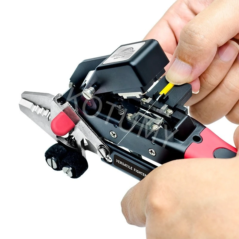 MC-16 All-in-one Fiber Cutting Knife With Burning Recognition And Peeling Function, Multifunctional Fiber Stripping Pliers