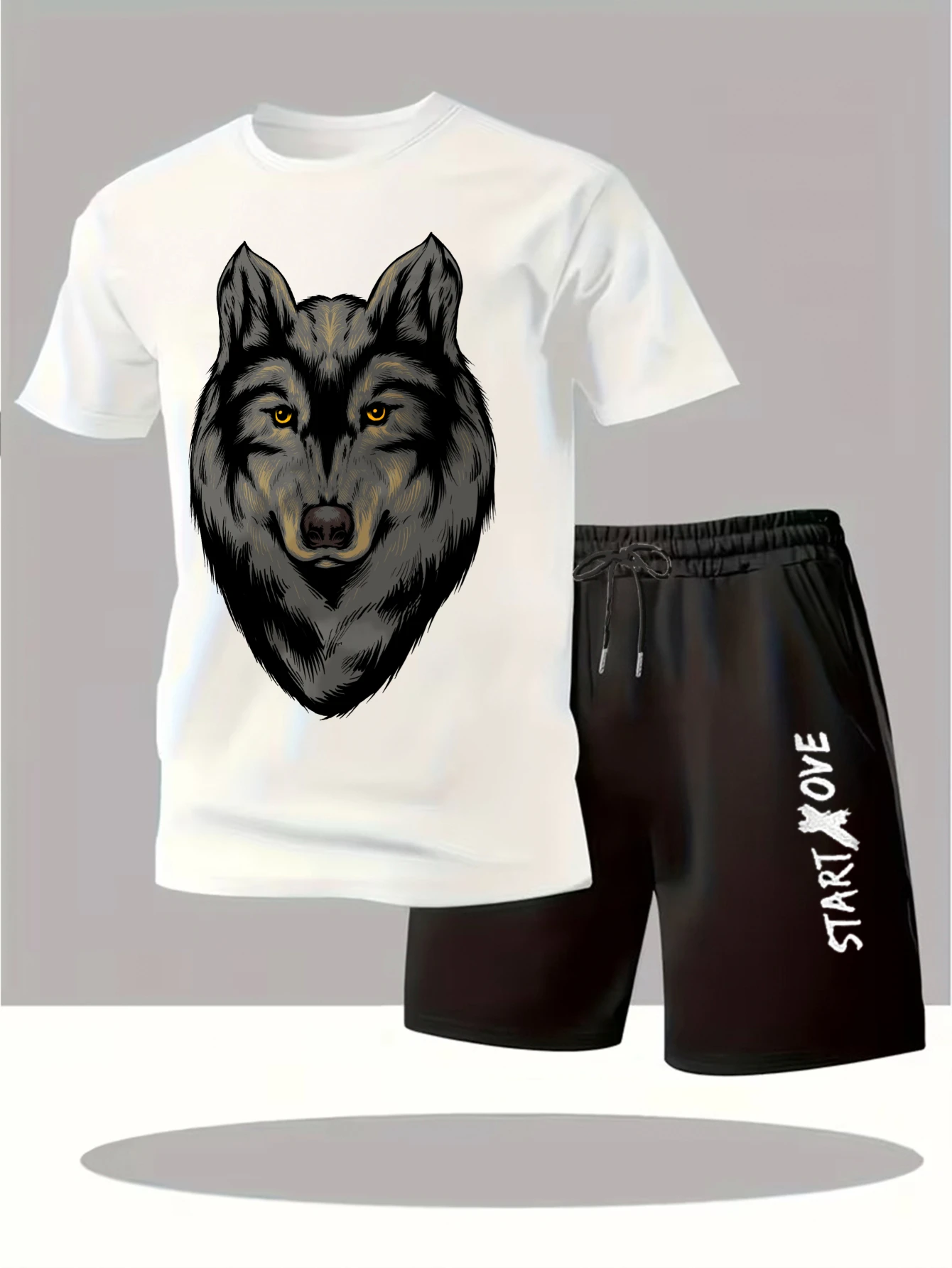 

Мужские комплекты 2025: Новинка! Модный графический спортивный костюм с принтом, одежда в стиле Y2K, комплект спортивной одежды, мужские спортивные костюмы, шорты с коротким рукавом