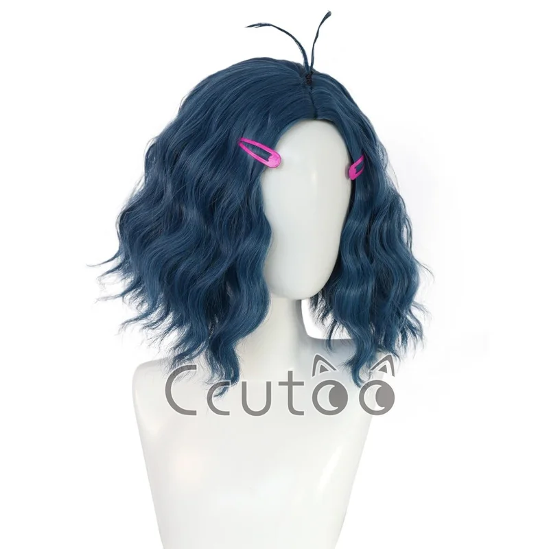 Inside Out Cosplay Disgust Joy Sadness Envy Anxiety Ennui Wig Heat Resistant Synthetic Hair Halloween Costume Party