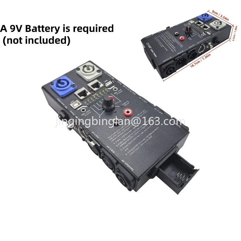 Multifunctional audio cable tester 13-in-1 cable special electronic automatic cable tester CT-04F network  digital display