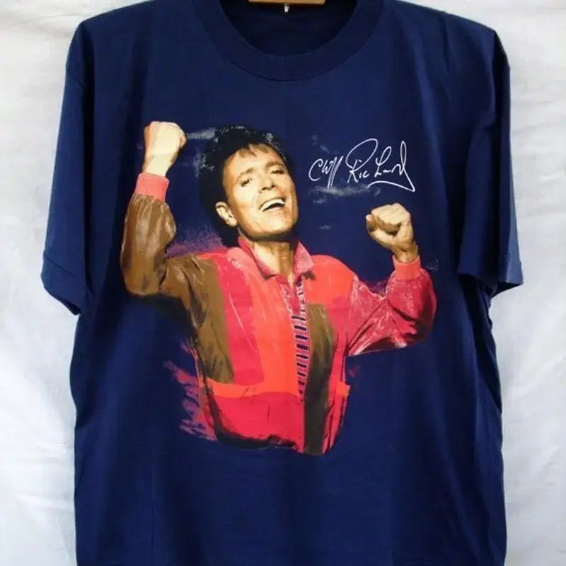 Green Light Signature Cliff Richard T shirt Black S 234XL