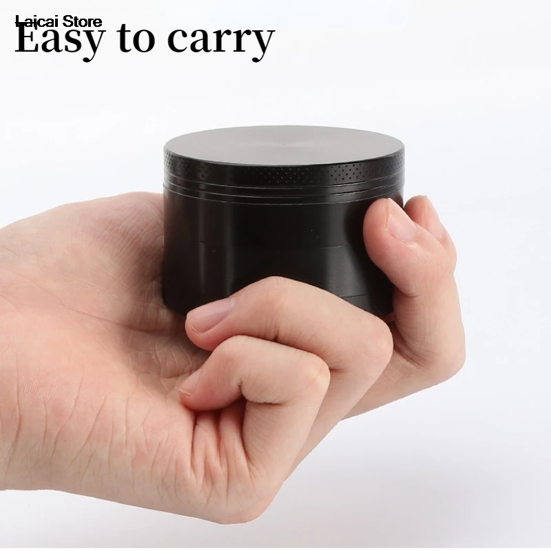 NOWY 40mm/50mm Specjalny Plastikowy Mini Kruszarka do Tytoniu, Ziół i Przypraw, Metalowa Kruszarka do Palenia ze Stopu do Przenośnego Mielenia