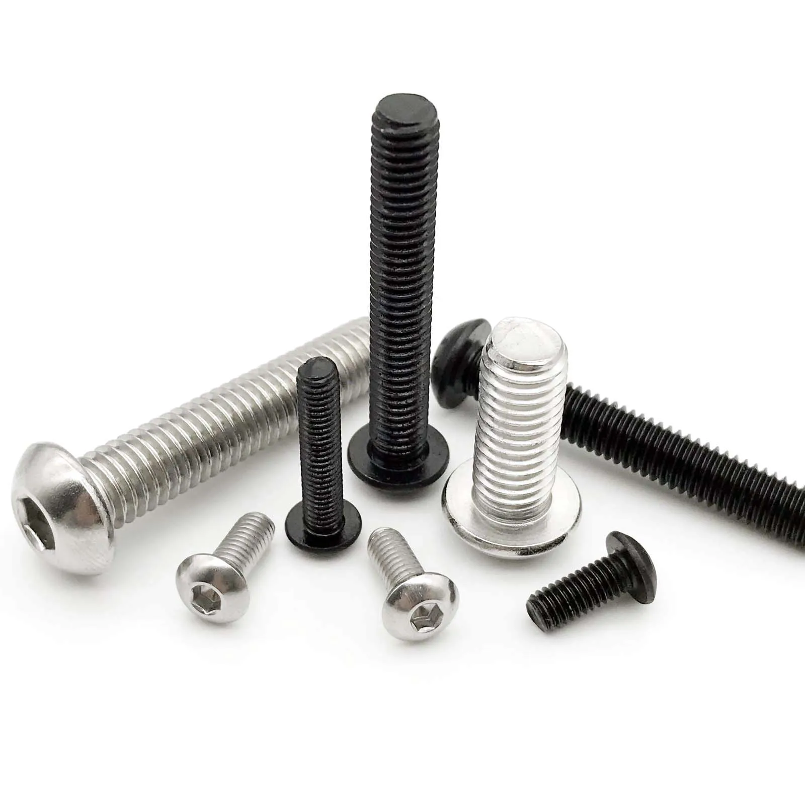 HZYUEGOU M3 M4 M5 M6 M8 A2-70 304 Edelstahl Klasse 10.9 Sechskant-Innensechskant-Schraube mit Senkkopf L=6-100mm – Detail 2
