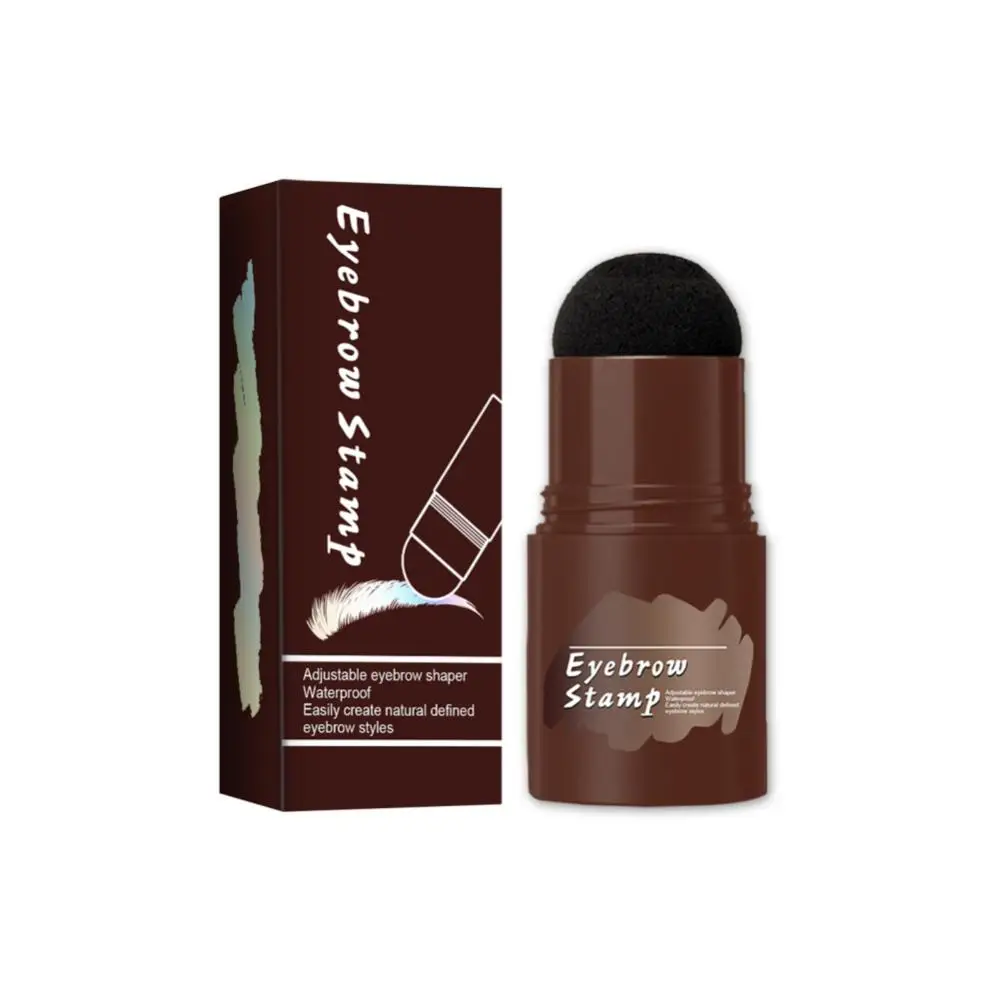 Professionelle Stirn Stempel Gestaltung Kit Augenbraue Schablonen Wasserdicht Stick Form Stempel Stirn Anhaltende Natürliche Contouring Make-Up Kit