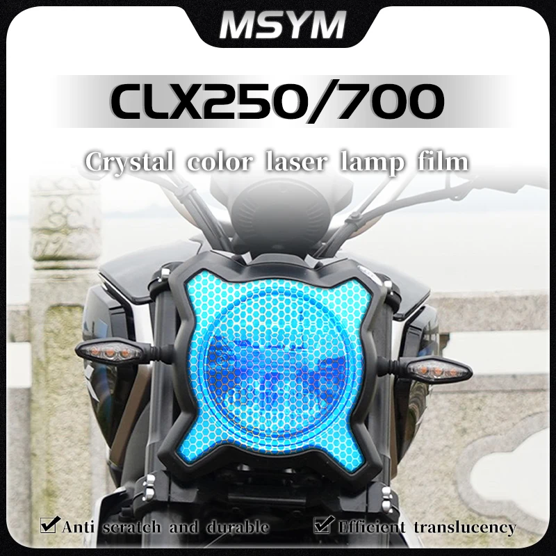 Motorcycle Headlight film tail light film honeycomb laser transparent protective film sticker For CFMOTO 250CLX 700CL-X clx250