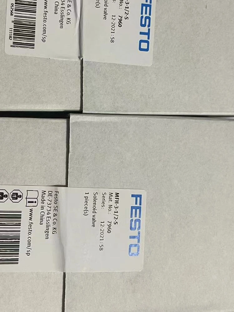 

Festo Solenoid Valve MFH - 3-1/2 - S 7960 9857 6420 10166 11121 Original Genuine