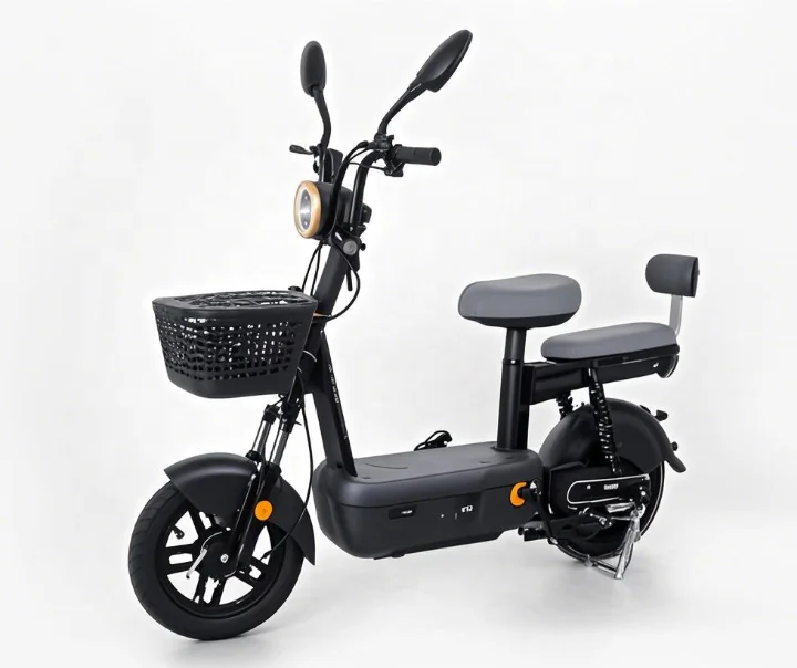Manufacturer's Best-Selling Urban Low-Cost Electric Bicycles With 3-Speed Gears Electronic & Digital Features
