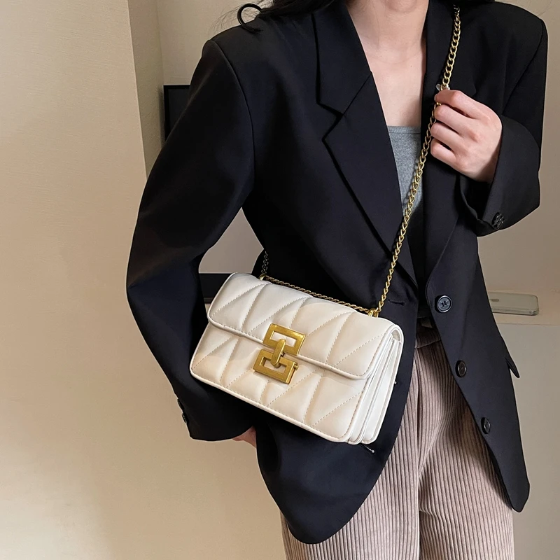 New 2024 high-end design Luxury Bag Women\'s Handbag Purse Shoulder Bag Square Messenger Bag PU Crossbody bag Light luxury gift