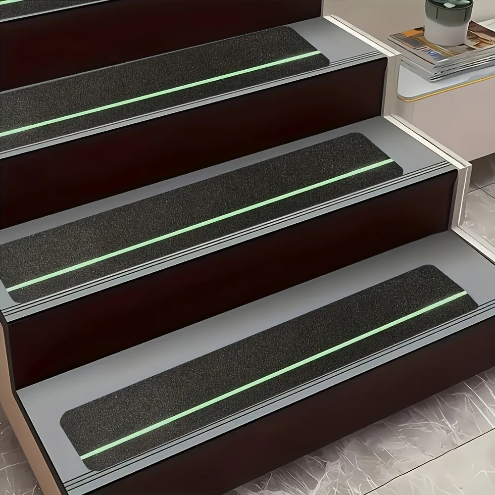 5/10pack Glow In The Dark Non Slip Grip Tape High Friction Anti Skid Stair Treads Strips For Basement Indoor Outdoor Steps