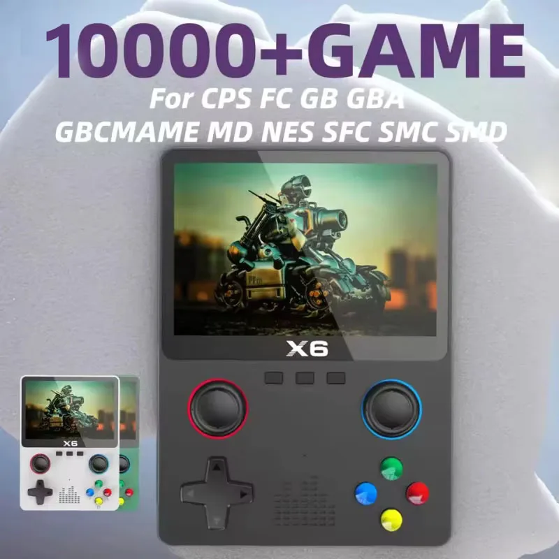 

Classic Retro Game Player – 3.5" IPS Screen, 10000+ Built-in Games, USB/TF Card Support, Perfect for Kids & Nostalgic Gamers