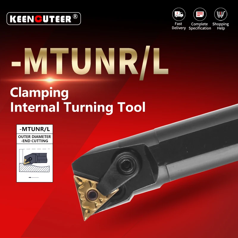 Internal Turning Tool -MTUNR/L S16Q-MTUNR S20R-MTUNR S25S-MTUNR S32T-MTUNR Lathe Bar Turning Holder CNC Cutting Tool Cutter Bar