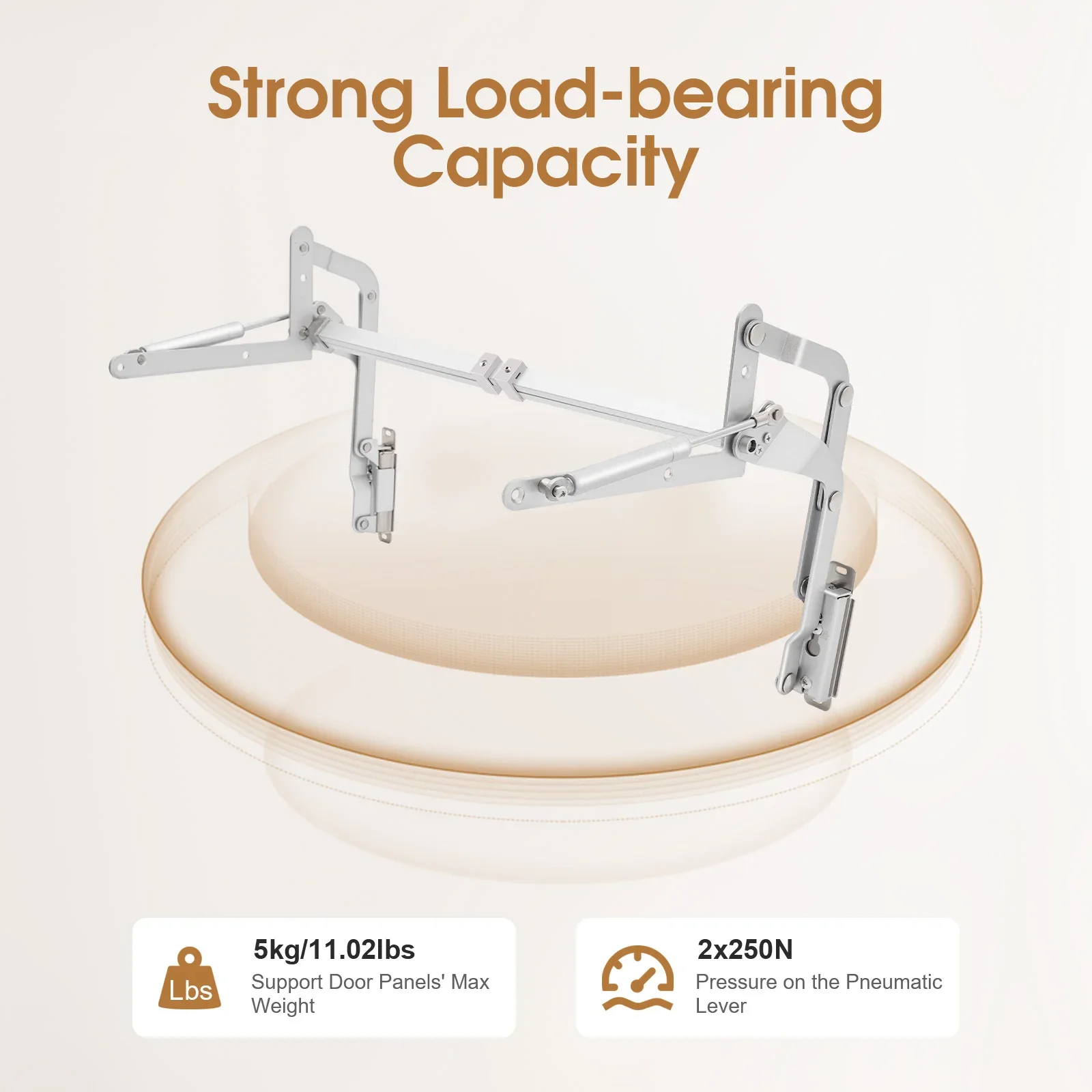 Cabinet Up Stay Door Lift Set Aluminum Alloy Gas Struts Pneumatic Bracket Cabinet Doors Support Frame