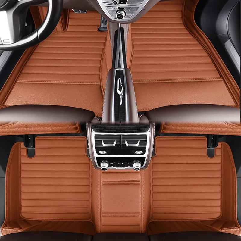PU Leather Custom Car Floor Mats Full Coverage Crossover & SUV Fitment 2015-2022