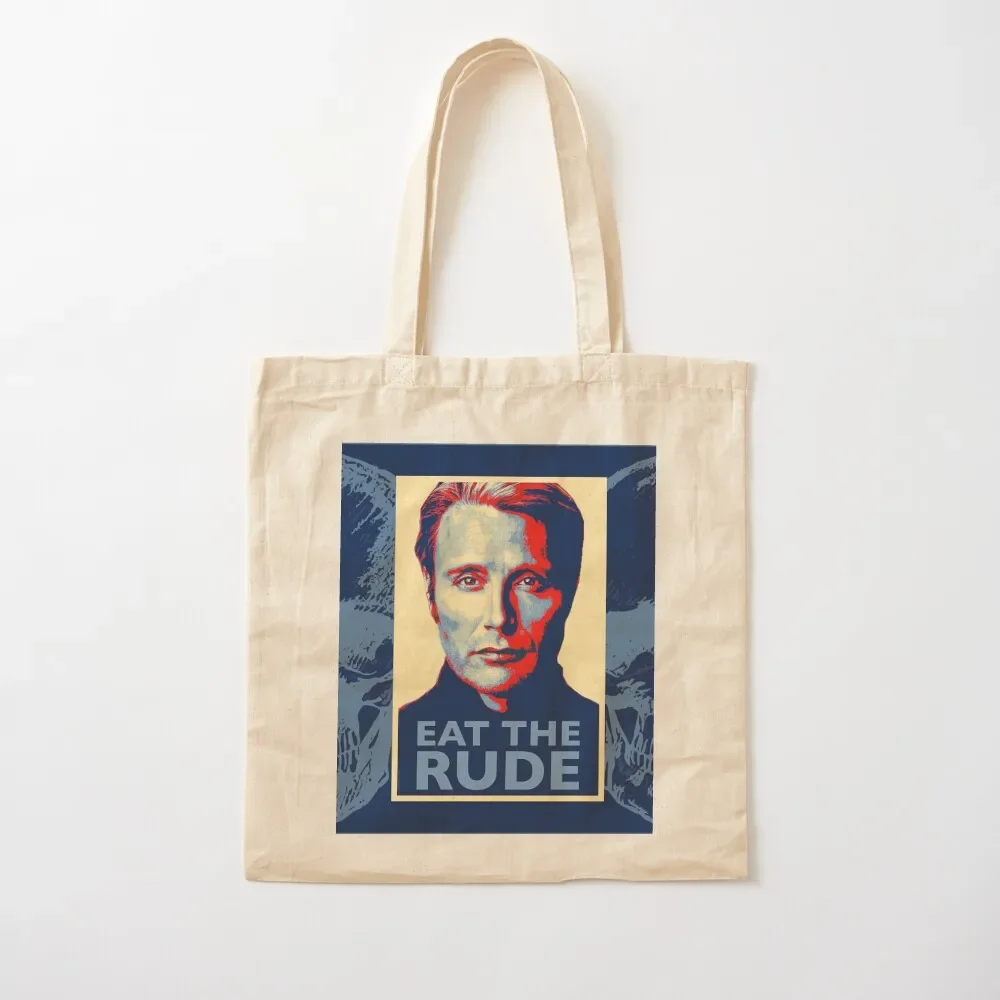 

Eat The Rude Tote Bag bag luxury women Shopping bags canvas tote Cloth bags Canvas Tote Bag