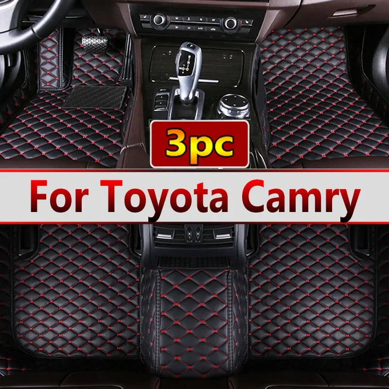 Car Mats For Toyota Camry Daihatsu Altis XV40 2006~2011 Durable Rugs Leather Floor Mat Carpet Anti Dirt Pad Car Accessories 2007