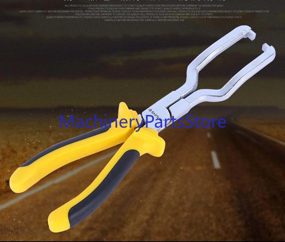 

Fuel Line Clip Pipe Plier Disconnect Removal Tool Car Hose Clamp Plier Car Angled Clip Plier Tube Bundle Removal Repair Tool