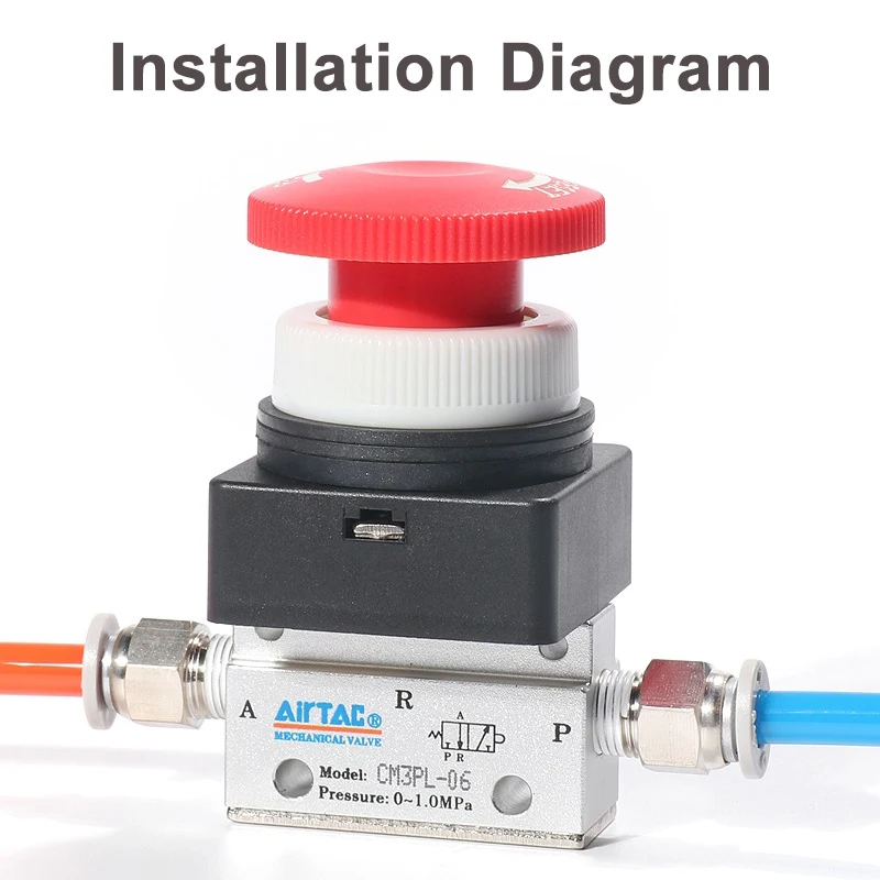 Airtac  CM3PL-05/06/08 Control Valve Latching Type 3/2 Way Pneumatic Valve